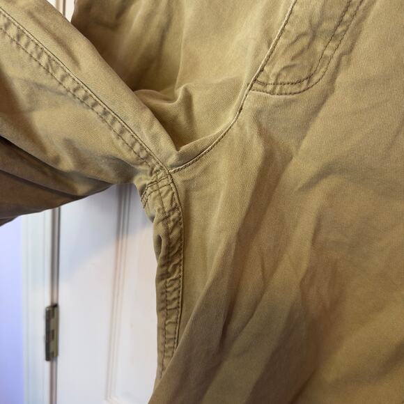 Aeropostale Mens Tan Cargo Shorts Size 34 Pockets Drawstring Utility Casual - Picture 3 of 13